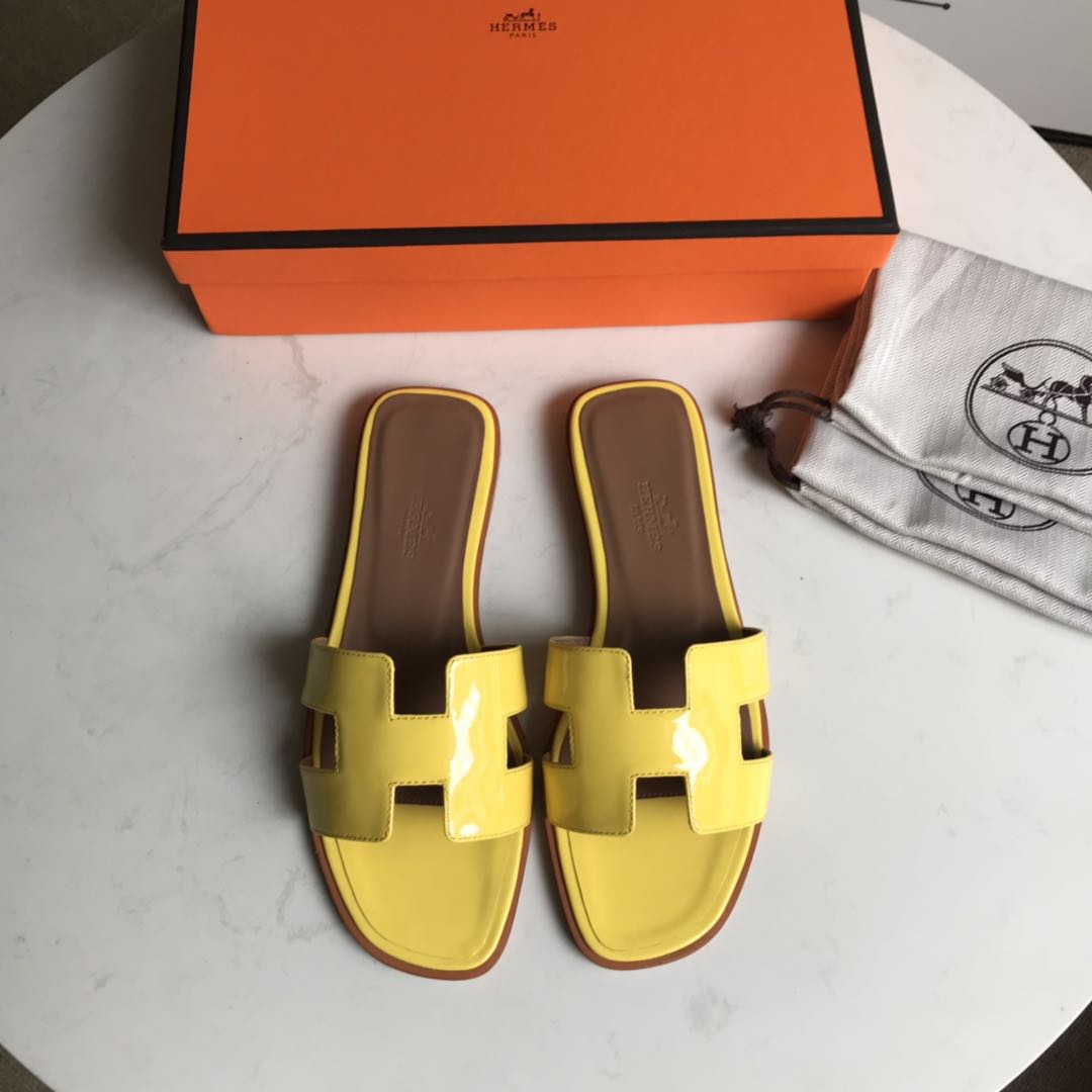 에르메스 올수공 오란 슬리퍼 샌들 페이던트 15